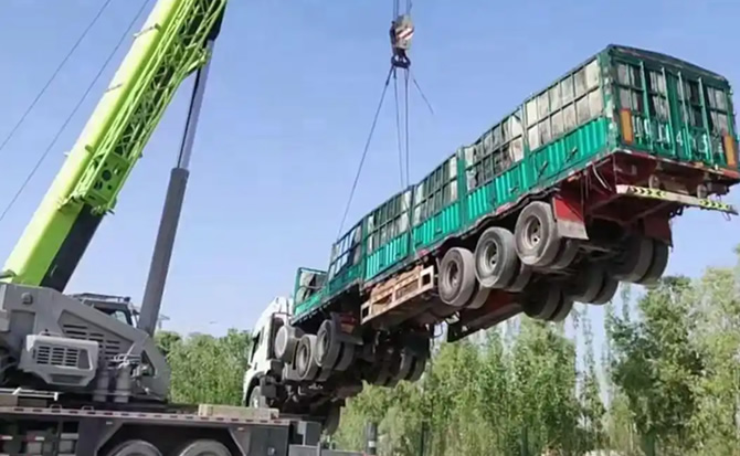 沁县道路脱困救援案例